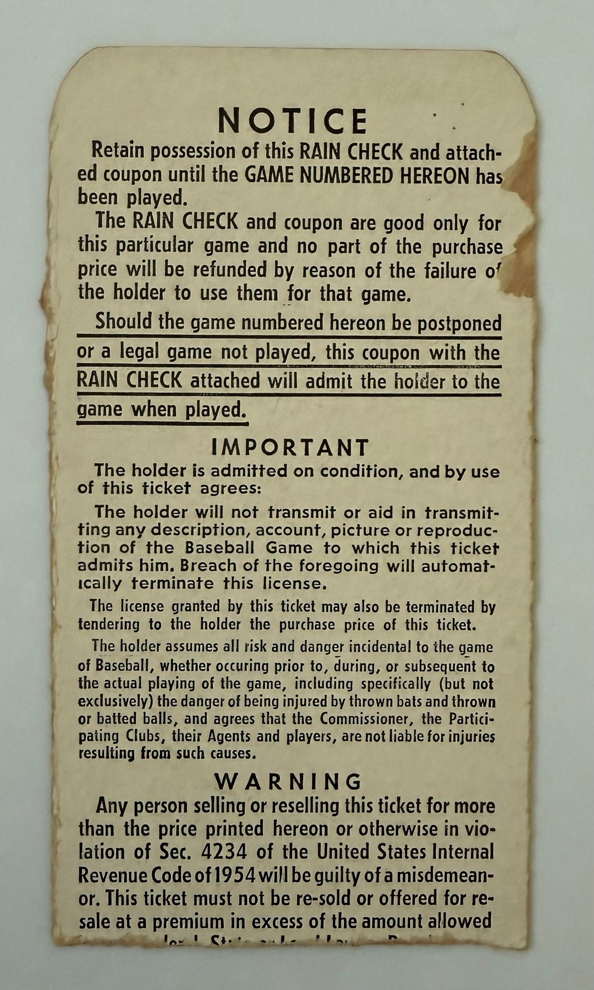 1961 Game 4 World Series Between the Yankees and Reds