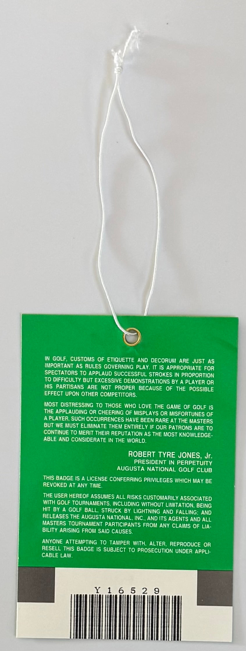 April 3, 1995, Tiger Woods First Masters Practice Round