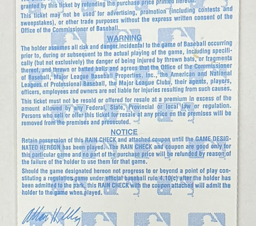 1996 World Series Game4, Yankees at Braves, 10/24/1996
