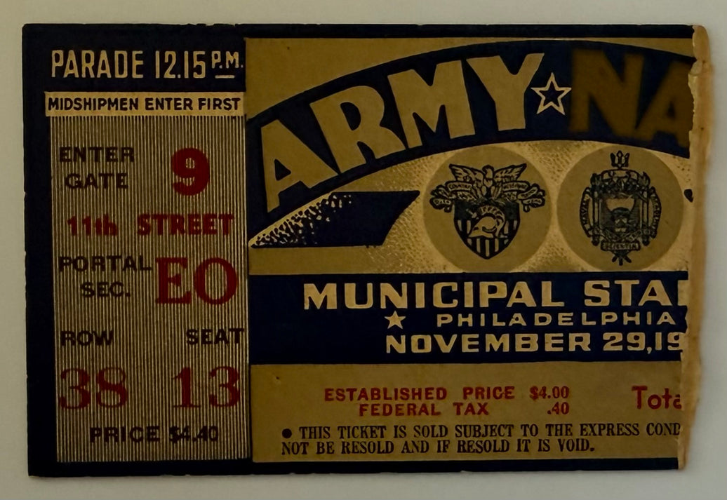November 29, 1941, Army Navy Football Game, Week Before Pearl Harbor Attack