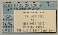 August 9, 1988, First Official Game at Wrigley Under Lights