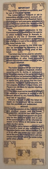 1987 ALCS Game One, Twins versus Tigers (Tape on Back)