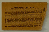 June 2, 1947, 1947 Yankees Stub, Yogi Berra 5th Career Home Run