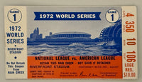 1972 World Series Game 1, Oakland Athletics versus Cincinnati Reds at Riverfront Stadium