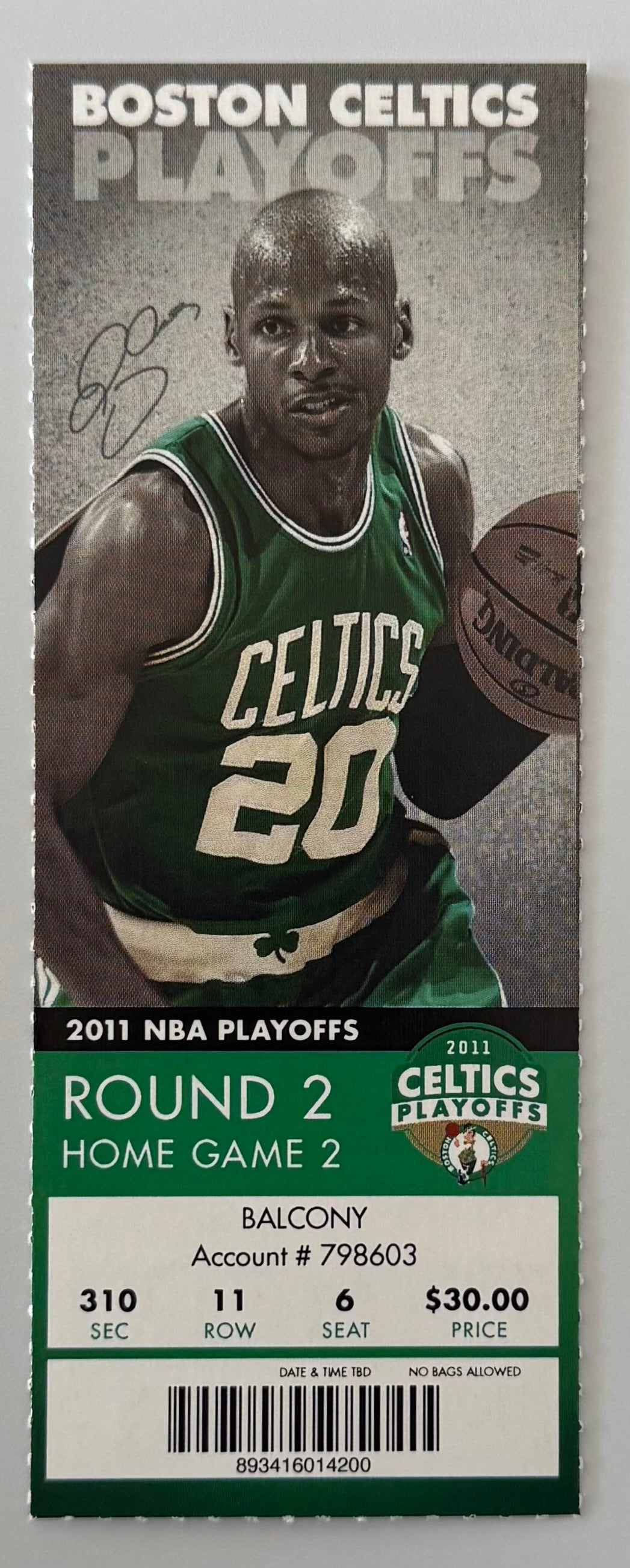 5/9/2011 Boston Celtics Playoffs, Shaquille O’Neal  Final Game