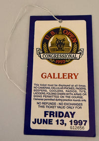 June 13, 1997, US Open Congressional Golf Tournament - Gallery