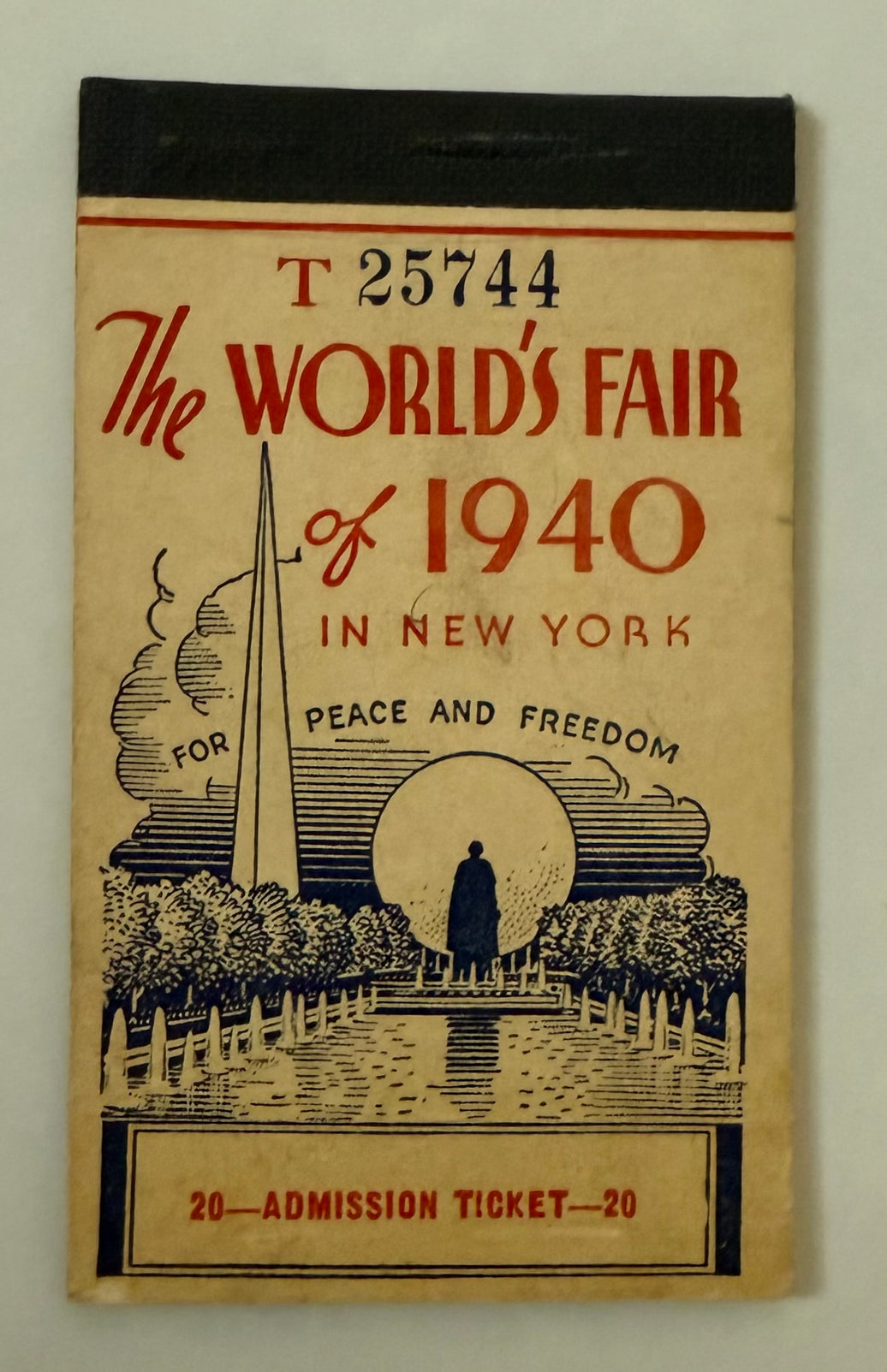 1940 - 20 Admission Tickets in Booklet Form to the New York World's Fair of 1940, Unusual Item