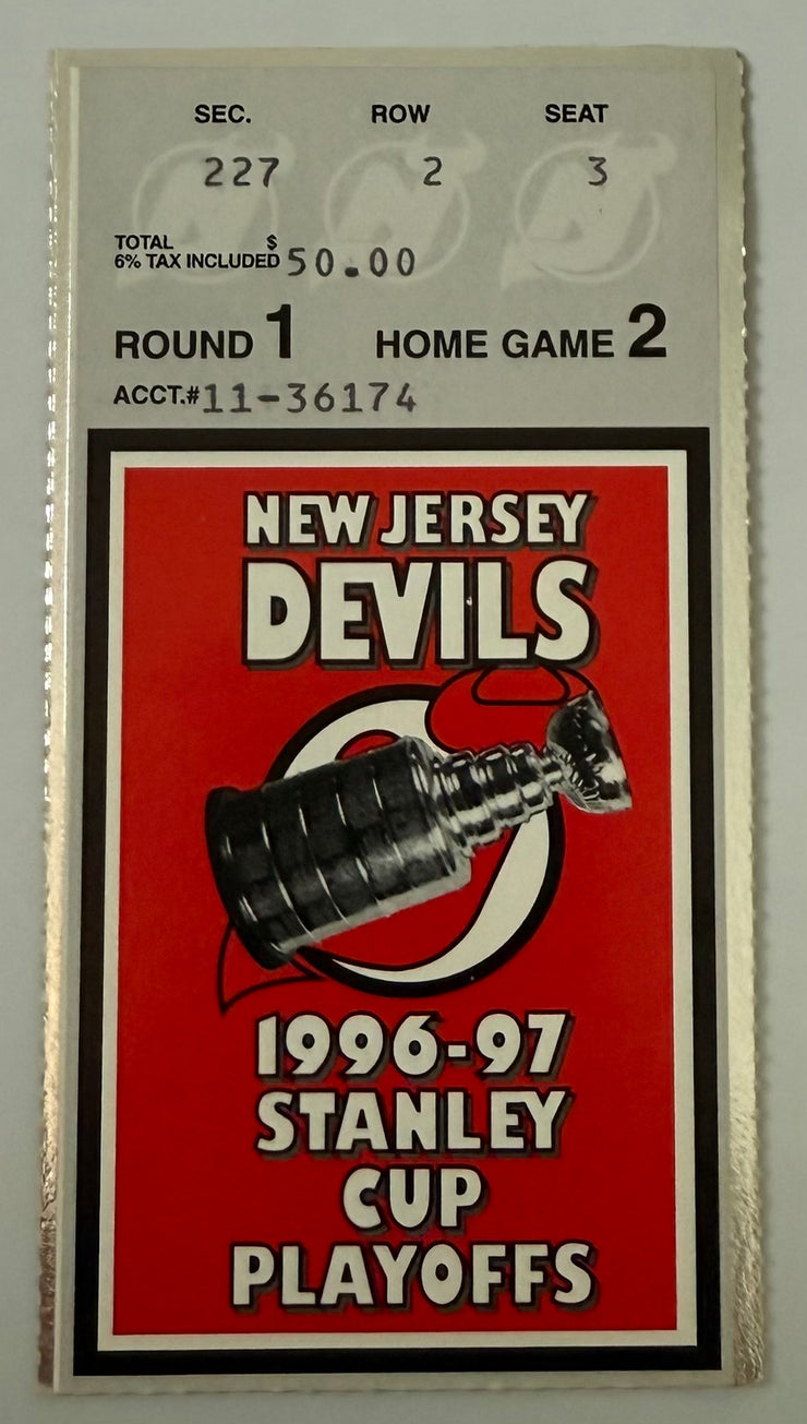 1997 Stanley Cup Playoffs, Round 1, Home Game 2, for New Jersey Devils