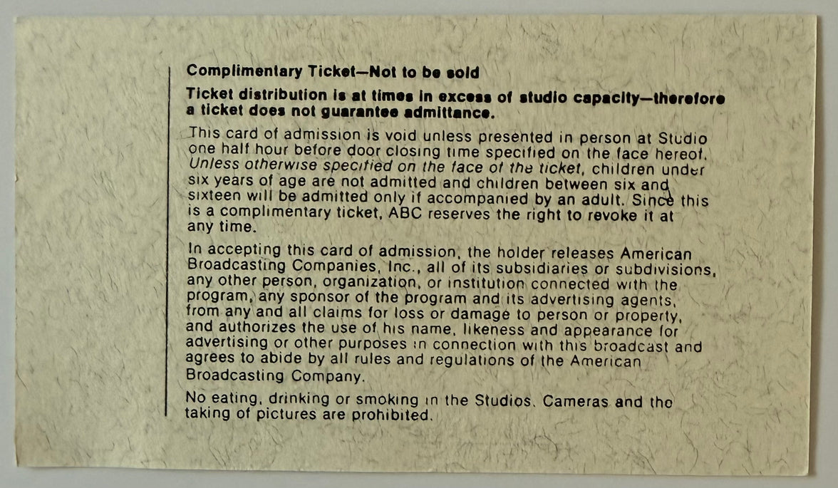 August 3, 1978, Mork and Mindy Show Taping