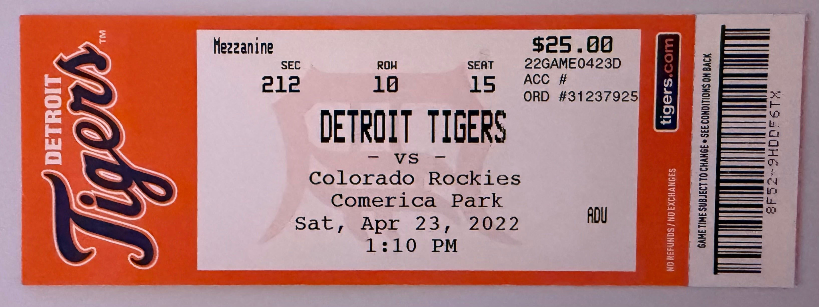 April 23, 2022, Miguel Cabrera 3000 Hits