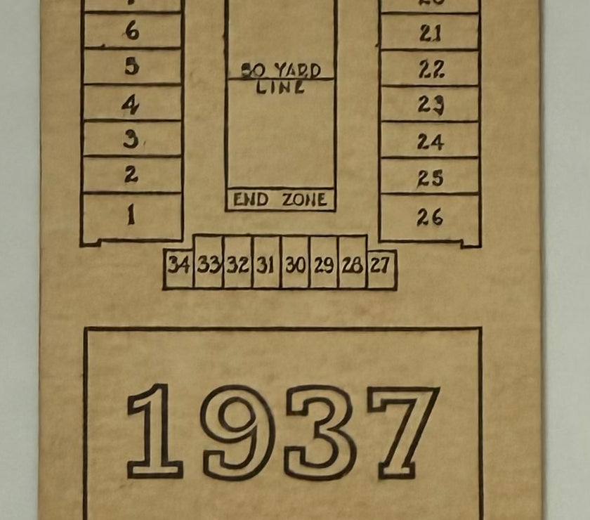 1938 January 1, 1938  Rose Bowl Game between Alabama and California
