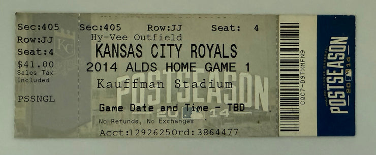 2014 Kansas City versus Baltimore American League Division Series  at Kaufman Stadium