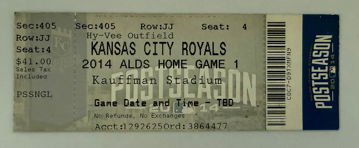 2014 Kansas City versus Baltimore American League Division Series  at Kaufman Stadium