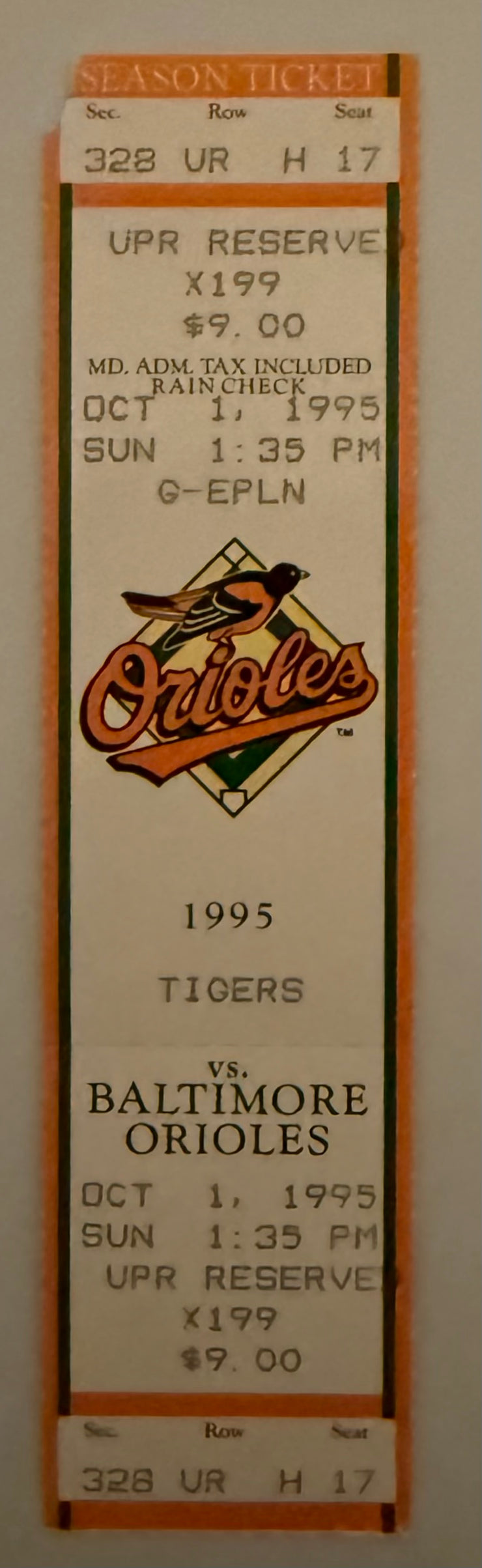 1995 Last Game for Sparky Anderson as Manager, October 1, 1995