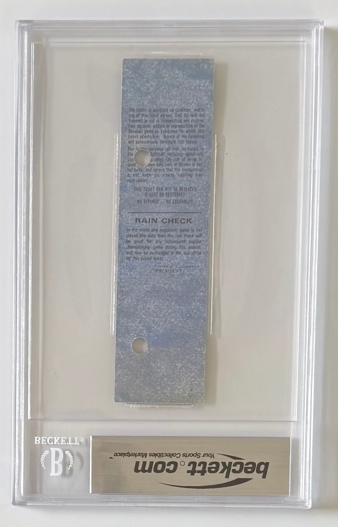 September 29, 1983, Johnny Bench Final Game/Hit, Full Ticket, Beckett G5