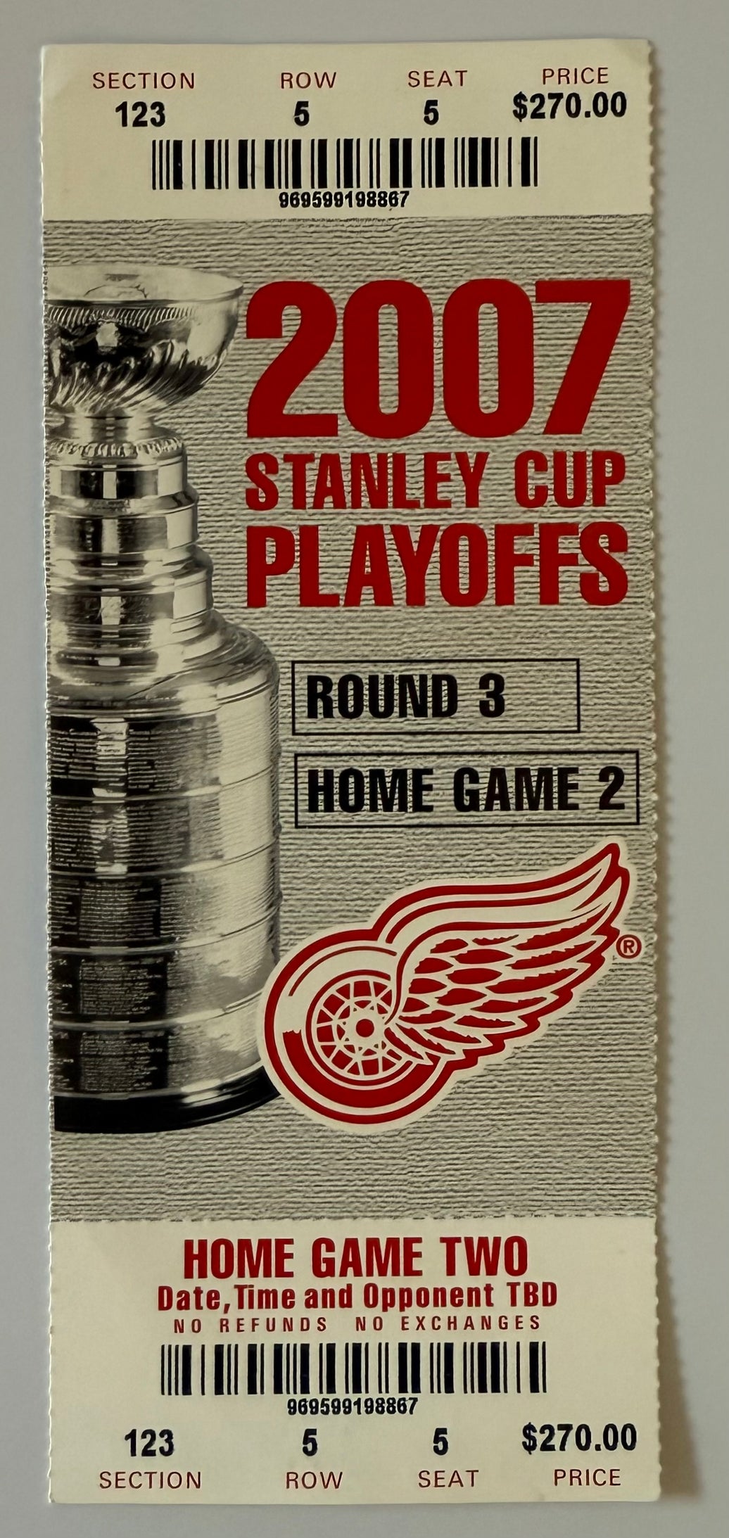 2007 NHL Stanley Cup Playoffs, Detroit Red Wings Round 3 Home Game 2