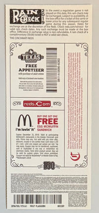 July 29, 2019, Reds Score 10 Runs in Second Inning