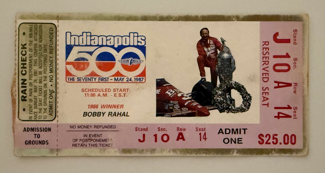 1987 Indianapolis 500, May 24, 1987