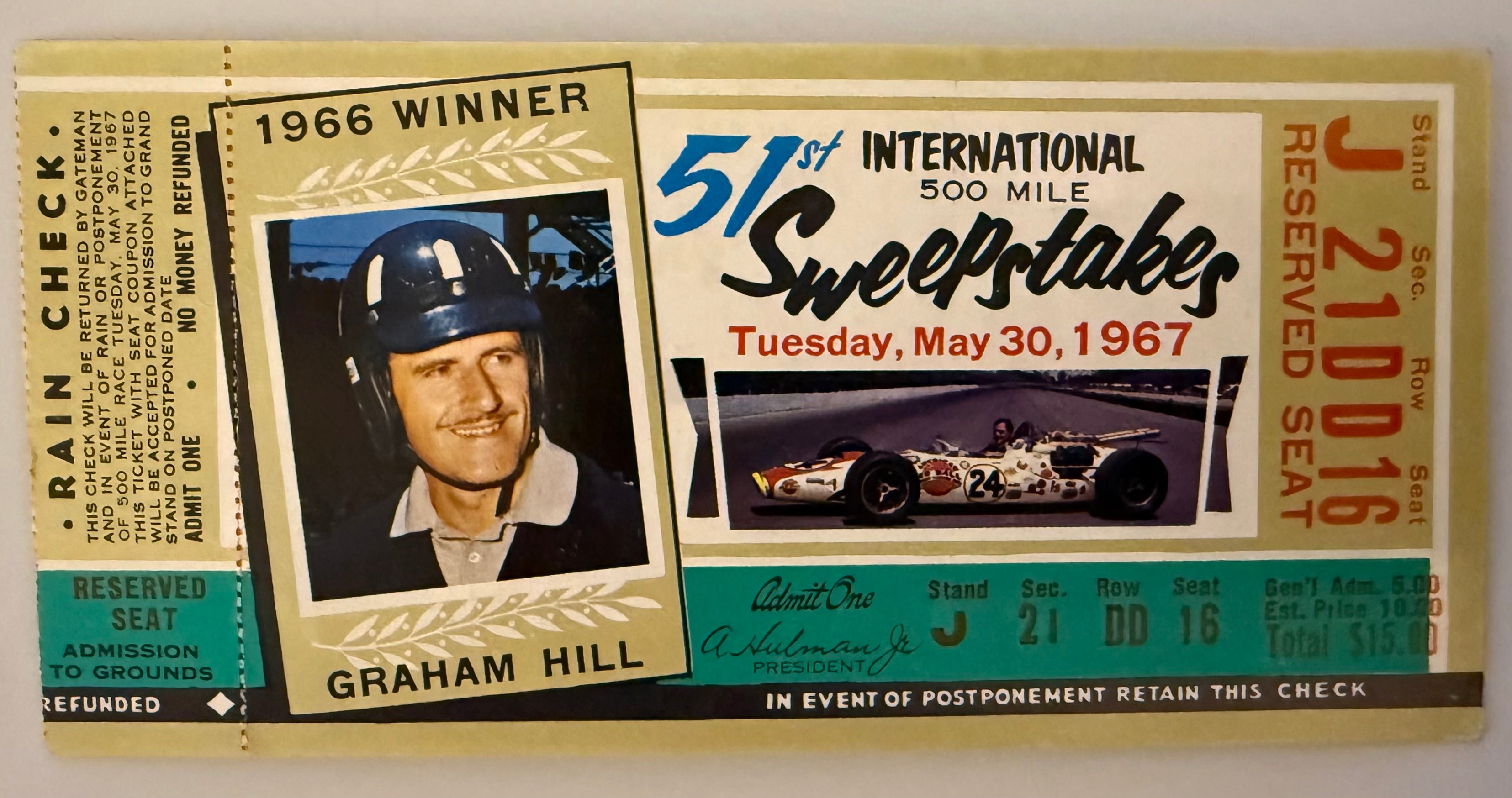 May 30, 1967, 51st Indianapolis 500