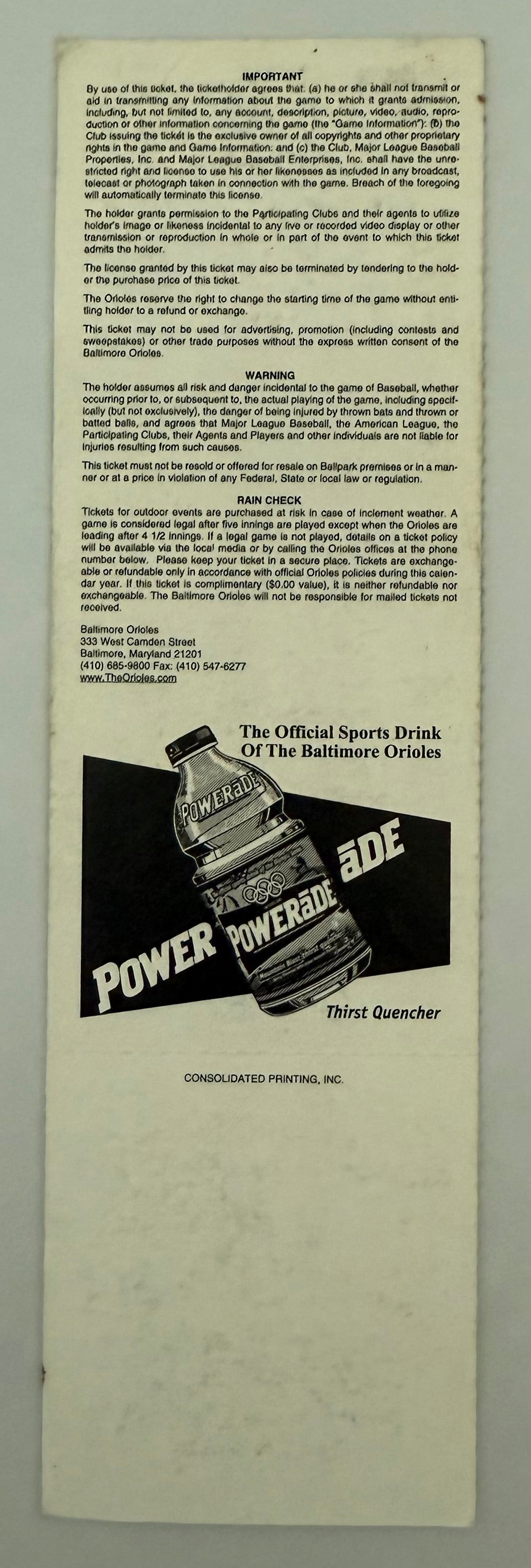 2001 Orioles and Blue Jays Scheduled on  Infamous Date of 9/11/ 2001