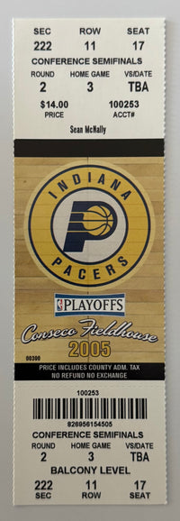 2005 Pacers Playoff, Reggie Miller Last Game, Indiana Pacers