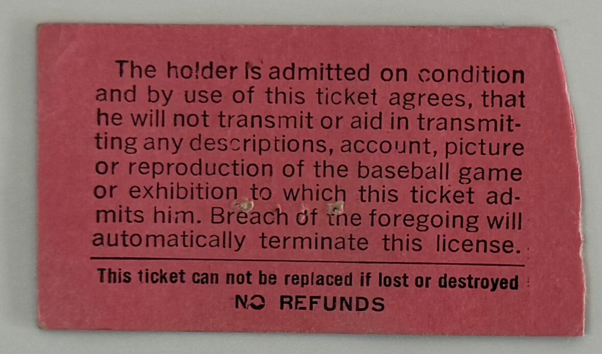 September 29, 1963,  Stan Musial Final Game/Hit for St. Louis Cardinals