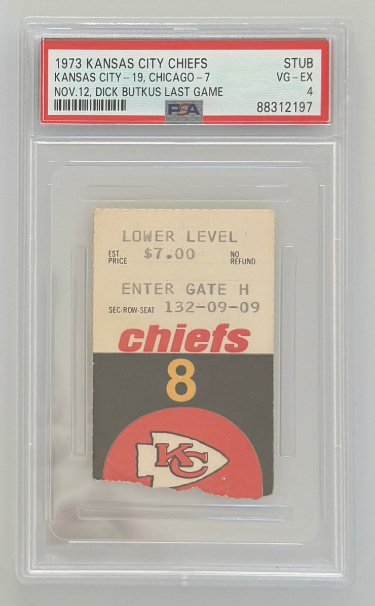 11/12/1973 Dick Butkus Final Game Chicago Bears