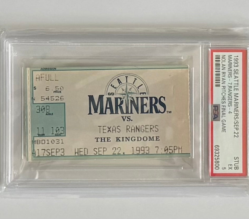 1993 - September 22, 1933, Seattle Mariners vs Texas Rangers, Nolan Ryan Pitches Final Game
