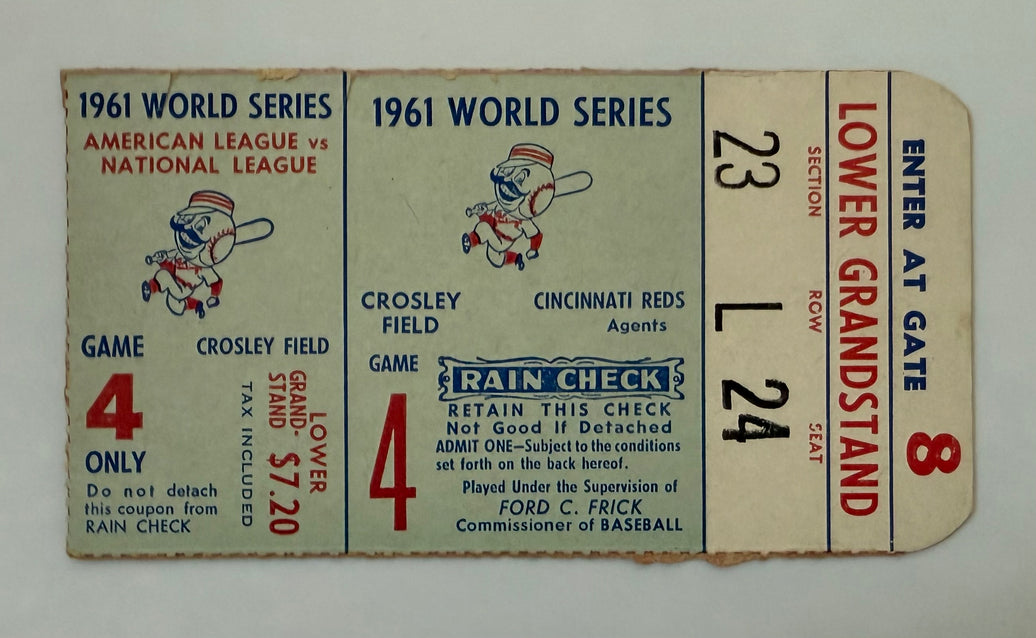 1961 Game 4 World Series Between the Yankees and Reds