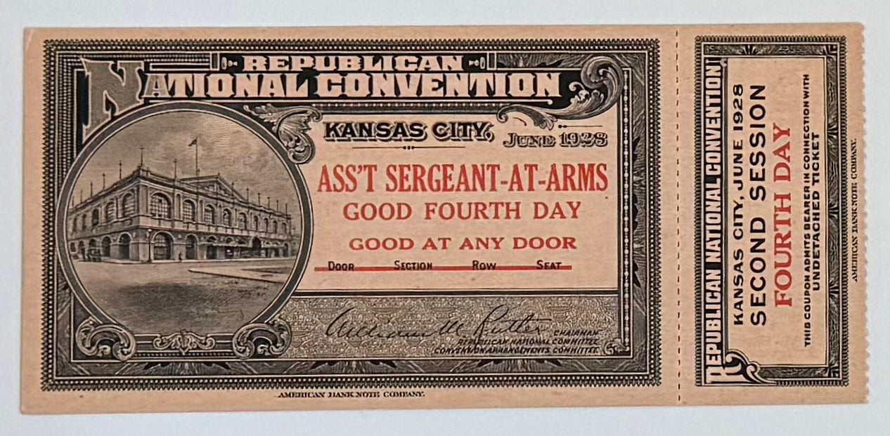 June 1928, Republican National Convention, Fourth Day, Session 2