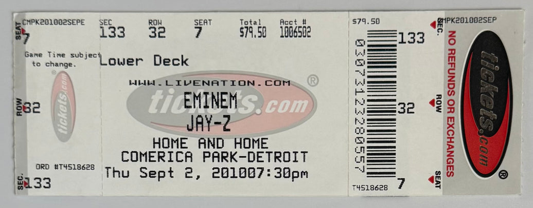 September 2, 2010, Eminem/Jay-Z