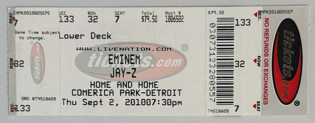 September 2, 2010, Eminem/Jay-Z