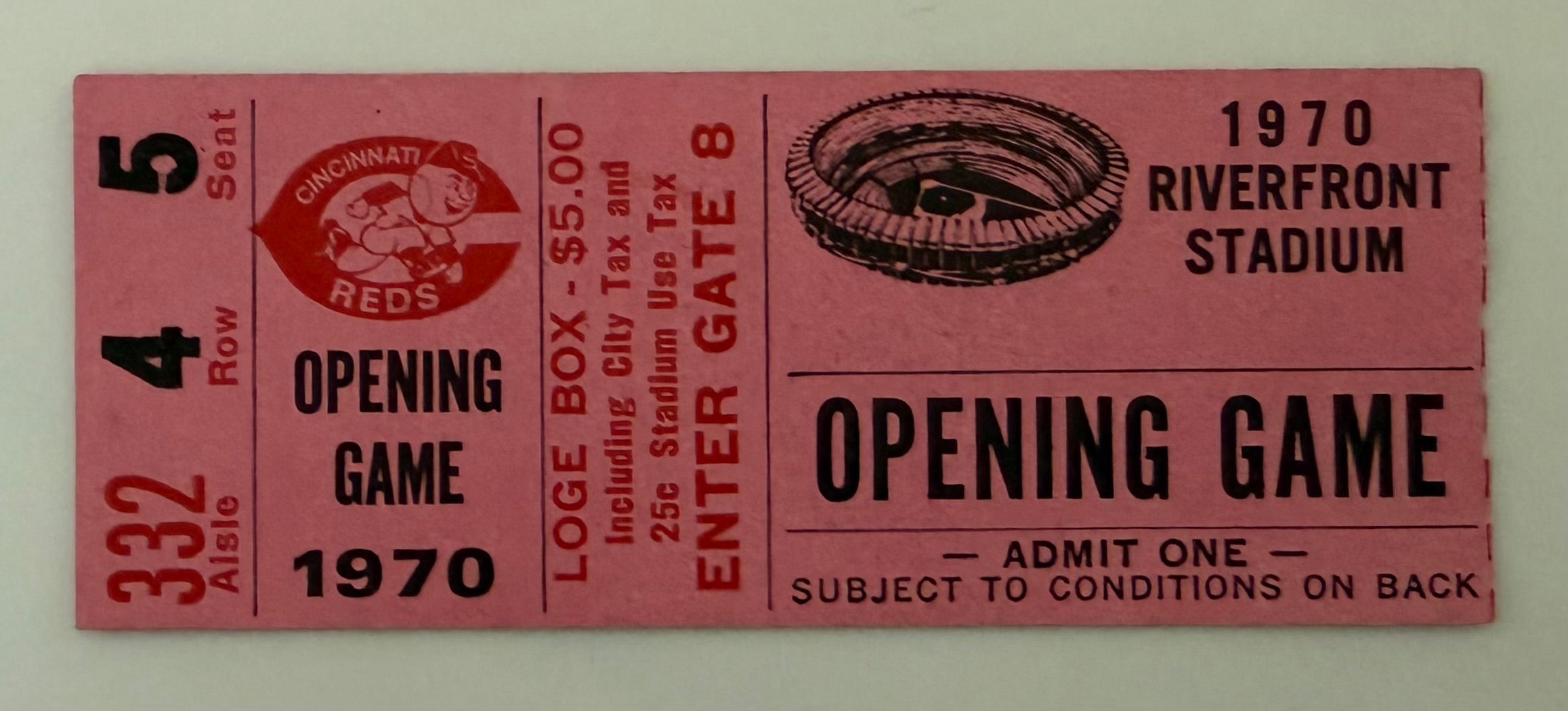 1970 First Opening Game at Riverfront Stadium, Hank Aaron Hits First Home Run in New Ballpark