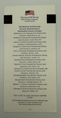 2020 Ticket to the George W. Bush Presidential Library and Museum, 3/7/2020