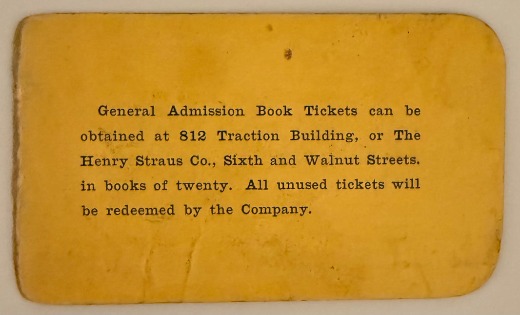 1929 Cincinnati Baseball Club Season Pass