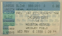 May 6, 1998, Kerry Wood, Extreme Paper Loss on Rev, 20 Strikeouts