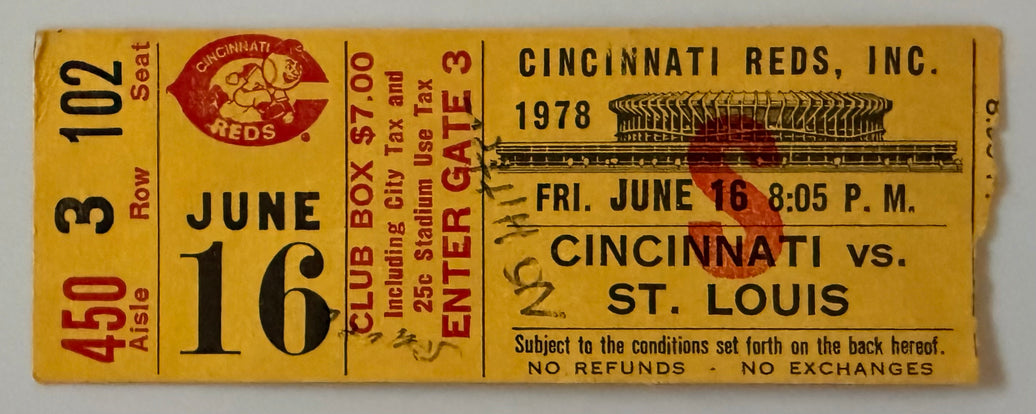 6/16/78 Tom Seaver's Only No-Hitter, MK