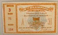 July 31, 1932, Los Angeles Olympics, Babe Didrikson Wins 2 Gold Medals (MK on Reverse)