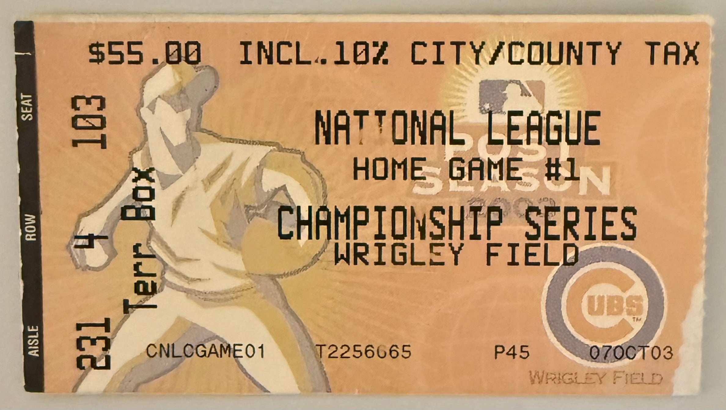 2003 NLCS Game One, Bartman Series