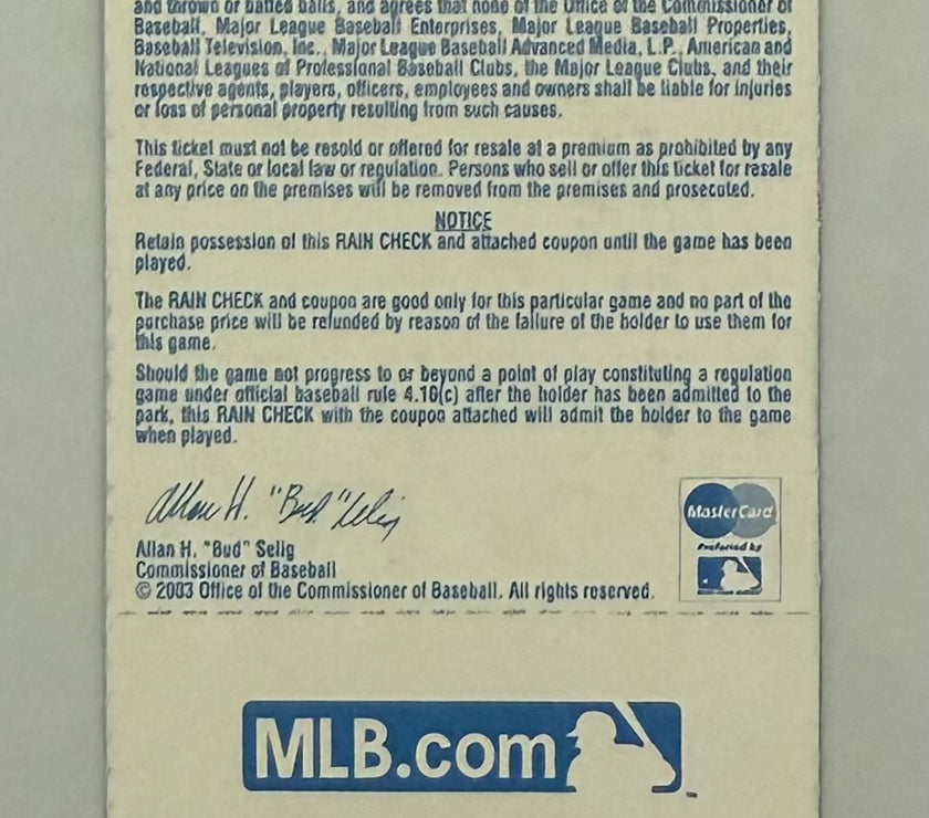 2003 American League Division Series  Home Game 3 New York Yankees