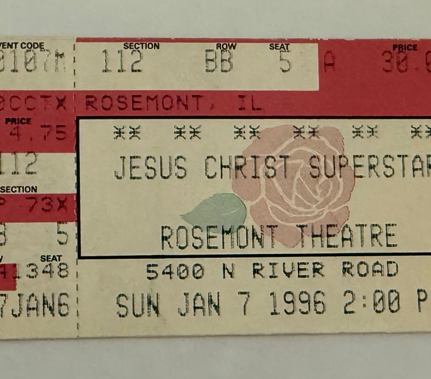 1996 Jesus Christ Superstar at the Rosemont Theatre in Chicago, January 7, 1996
