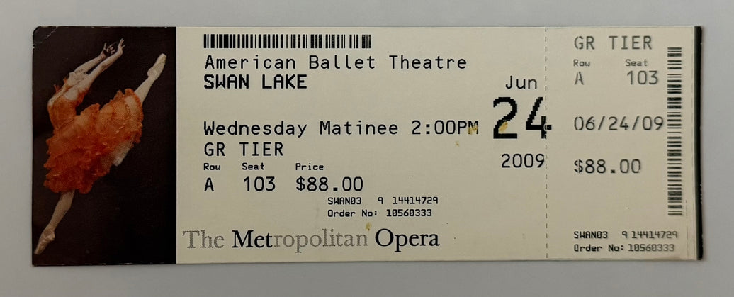 2009 Swan Lake, American Ballet Theatre, June 24, 2009