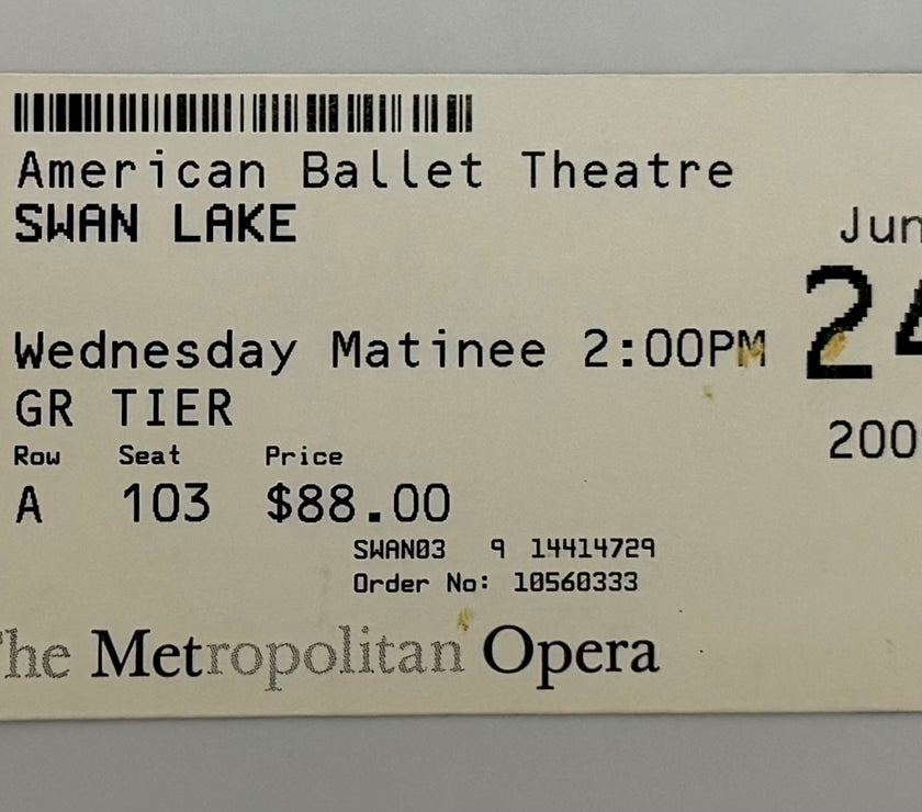 2009 Swan Lake, American Ballet Theatre, June 24, 2009