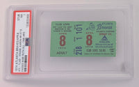 April 8, 1974, Aaron Breaks Ruth Home Run Record, Graded PSA NM Seven