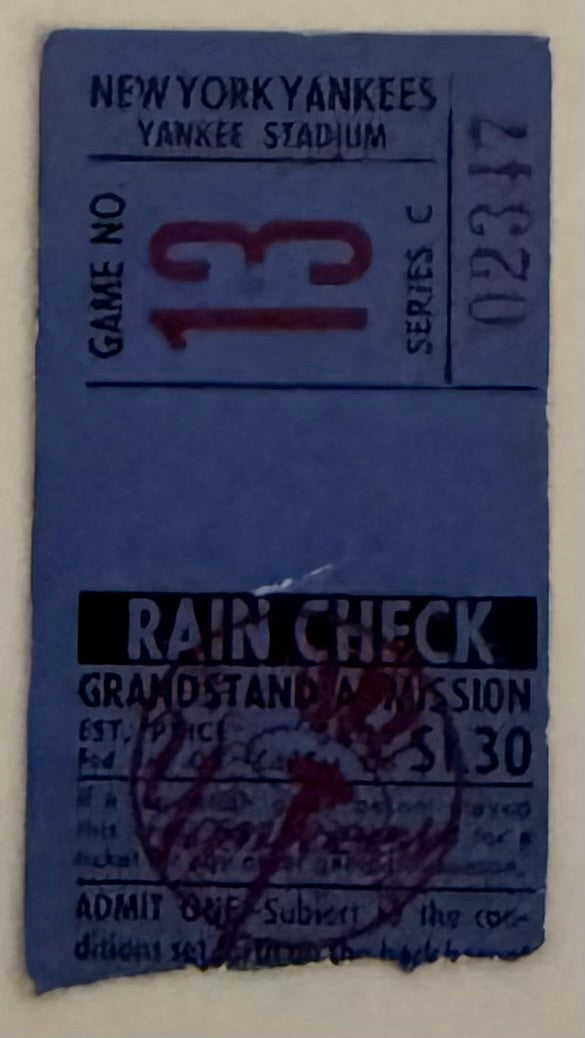 May 13, 1961, Yogi Berra HR 321