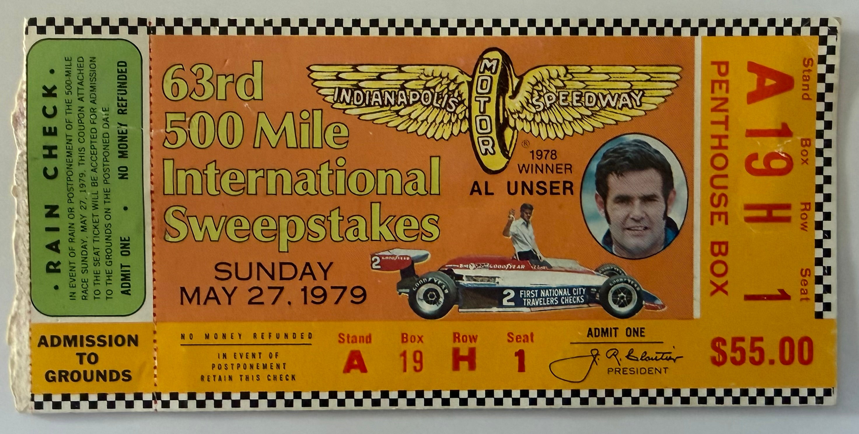 May 27, 1979, 63rd Indianapolis 500