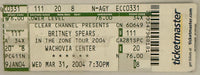 March 31, 2004, Britney Spears, In the Zone Tour