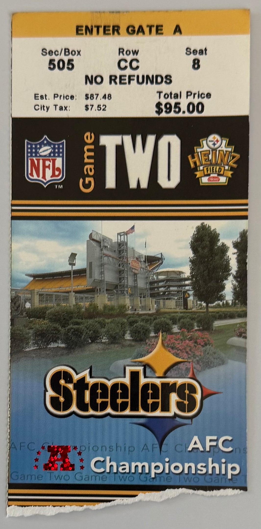 January 23, 2005, AFC Championship, Steelers versus Patriots