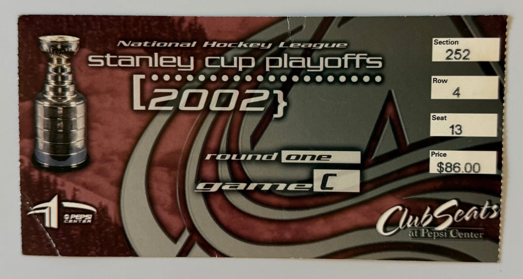 2002 Colorado Avalanche, Round One, Game C