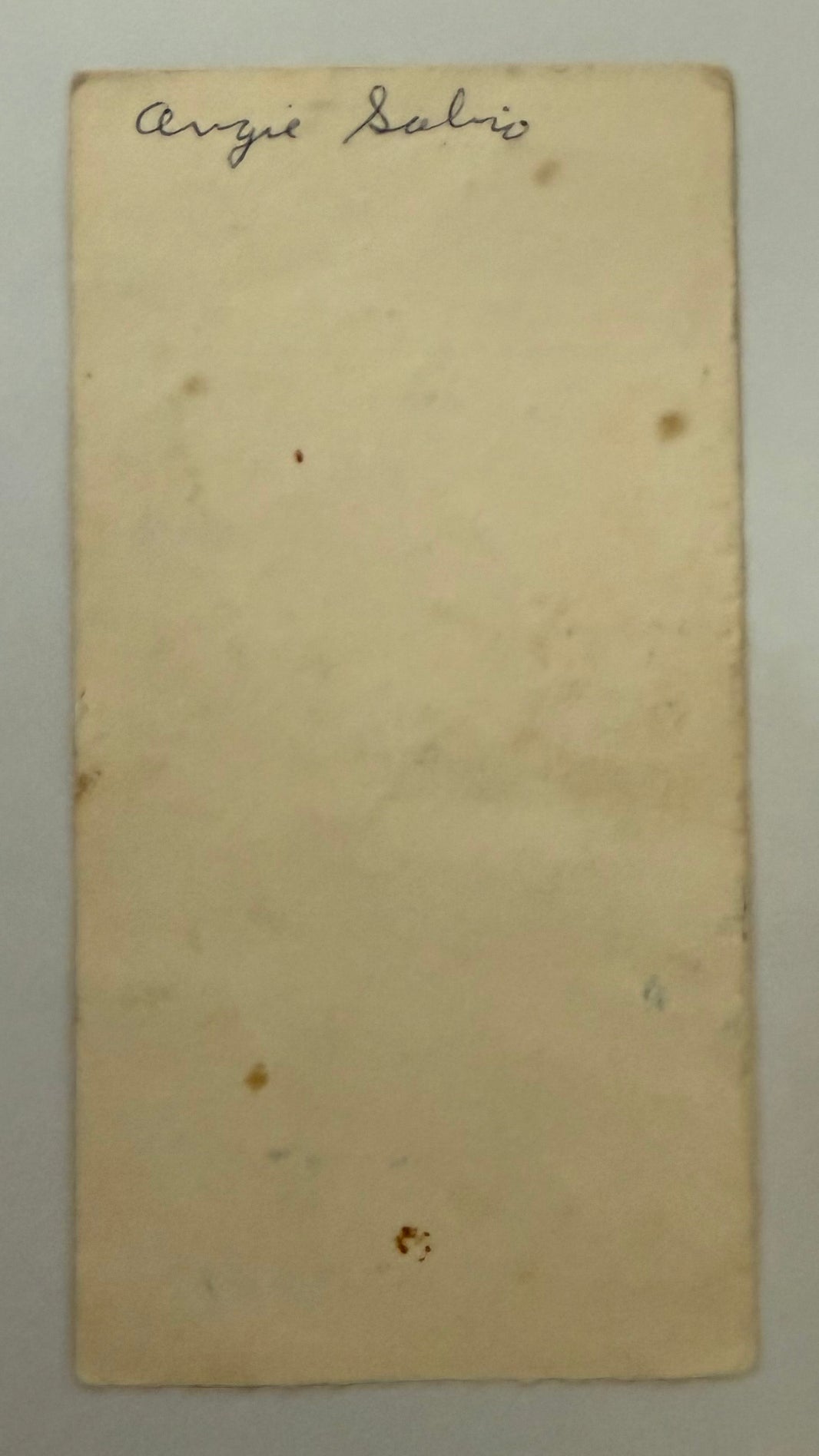1979 His Holiness Pope John Paul II, Shea Stadium, October 3, 1979, Writing On Back